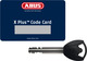 ABUS Skivbromslås 77 Granit Sledg Grip red